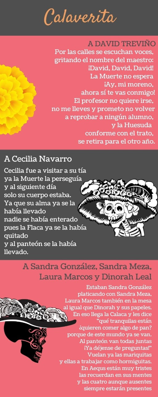 CALAVERITAS DE NOVIEMBRE